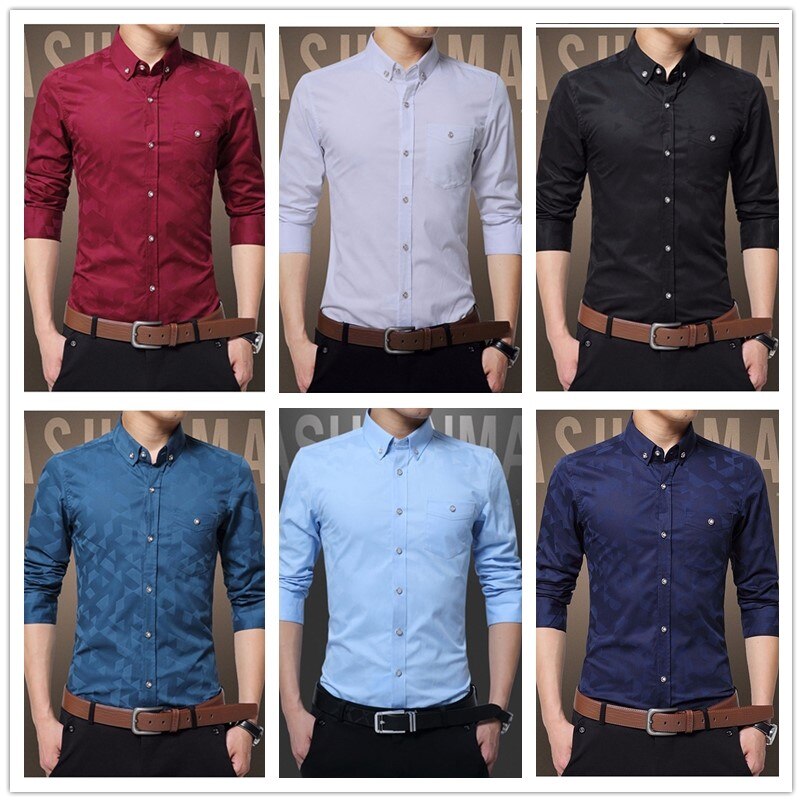 Camisa Comprida Polo Quard Com Botões e Bolso - Original (Você Ganha Um Relógio A Prova D'Água de Brinde)