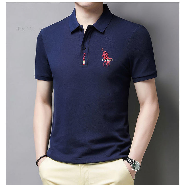 Camisa Polo Vogue Bordado Coreano Original (Você ganha o Relógio Minimalista de Brinde)