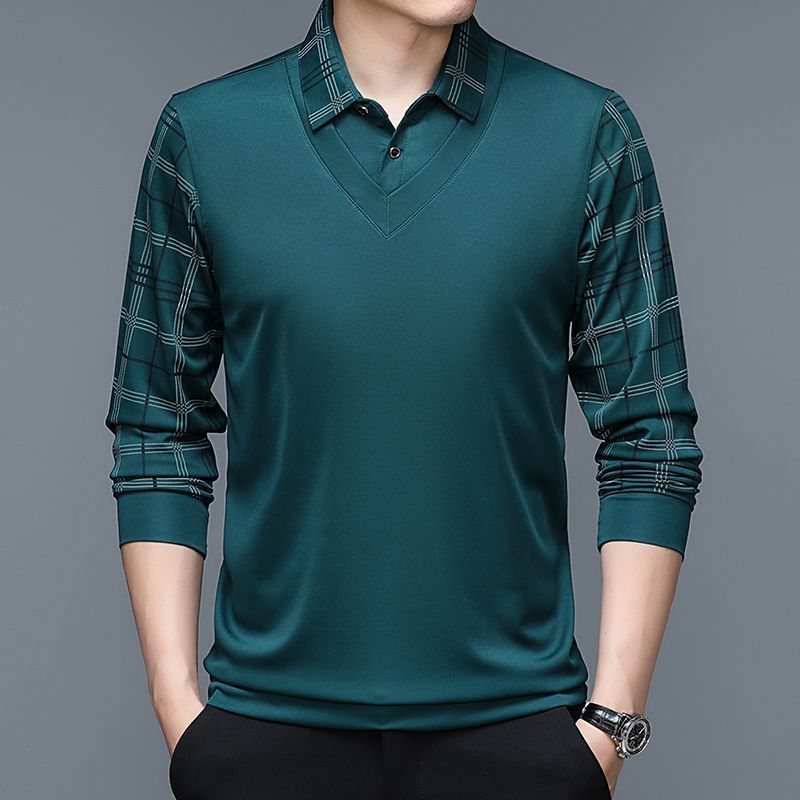 Camisa Comprida Olev Com Manga E Gola Design Único Original (Você Ganha Um Relógio A Prova D'Água de Brinde)
