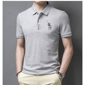 Camisa Polo Vogue Bordado Coreano Original (Você ganha o Relógio Minimalista de Brinde)