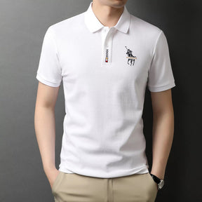 Camisa Polo Vogue Bordado Coreano Original (Você ganha o Relógio Minimalista de Brinde)