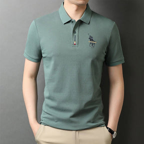 Camisa Polo Vogue Bordado Coreano Original (Você ganha o Relógio Minimalista de Brinde)
