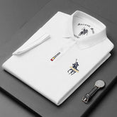 Camisa Polo Vogue Bordado Coreano Original (Você ganha o Relógio Minimalista de Brinde)