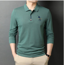 Camisa Comprida Polo Vogue Bordado Coreano Original -  (Você ganha o Relógio Minimalista de Brinde)